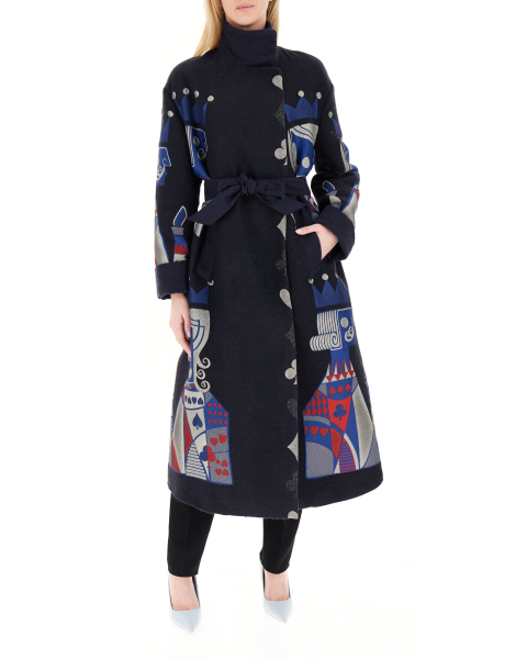 Cappotto con cintura