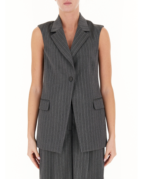 Gilet misto viscosa