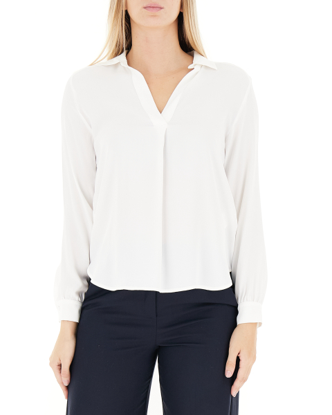 Blusa misto seta