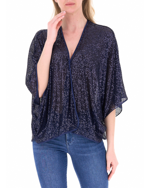Blusa con paillettes