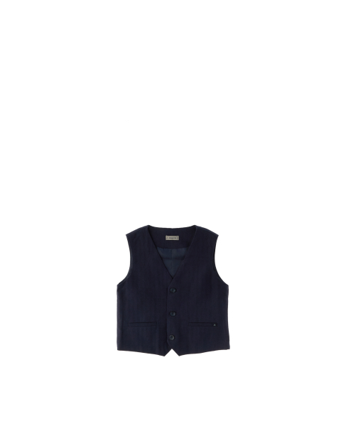 Gilet misto cotone