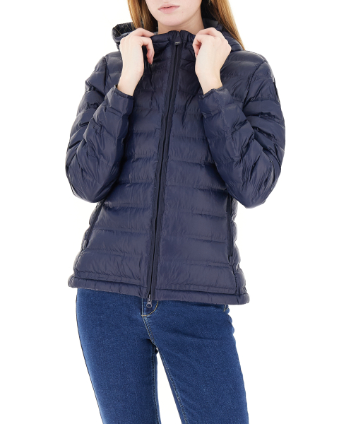 Piumino con cappuccio