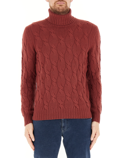 Maglione a trecce