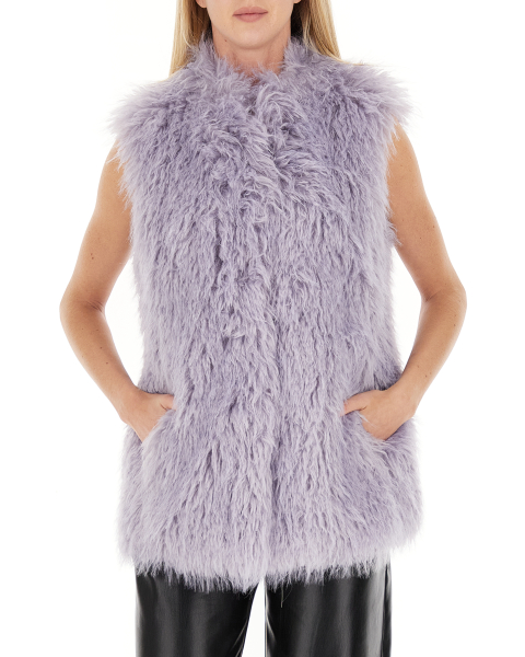 Gilet finta pelliccia