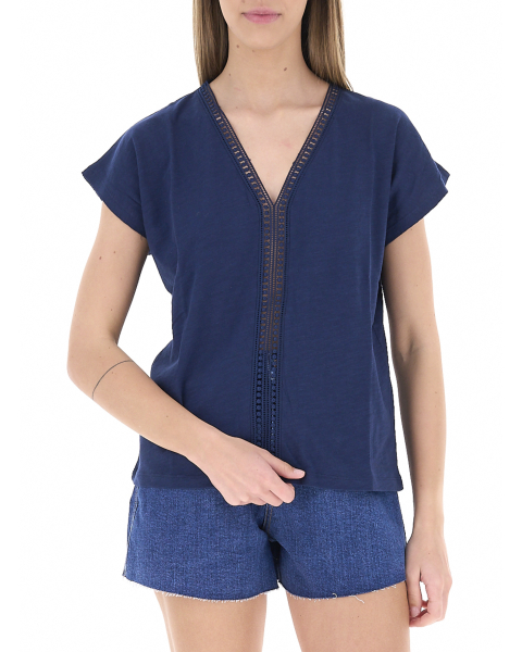 T-shirt con inserti