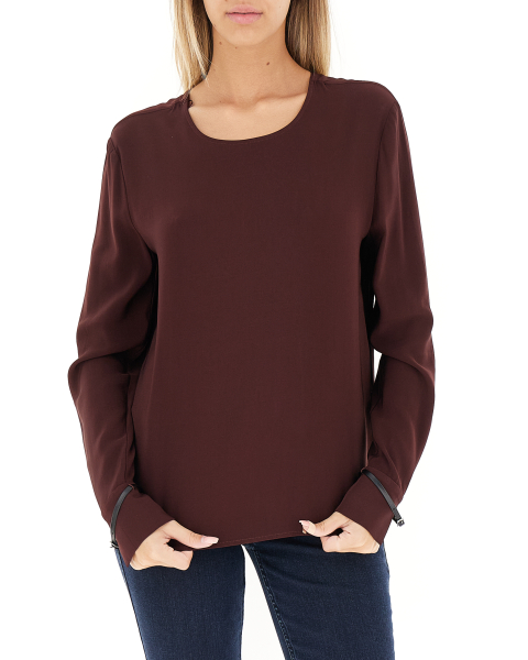 Blusa maniche lunghe
