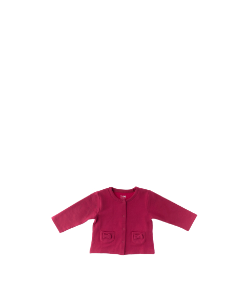Cardigan girocollo