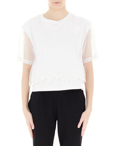 T-shirt con velo