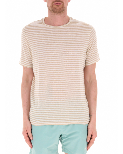 T-shirt misto lino
