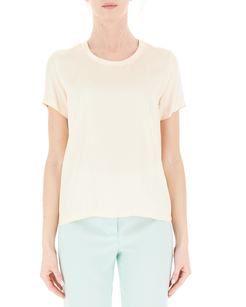 Blusa girocollo viscosa