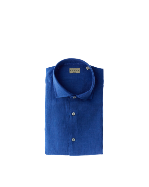 Camicia lino tailor fit