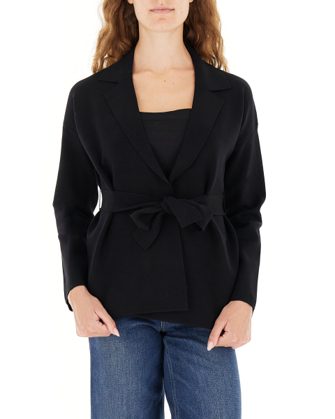 Cardigan con cintura