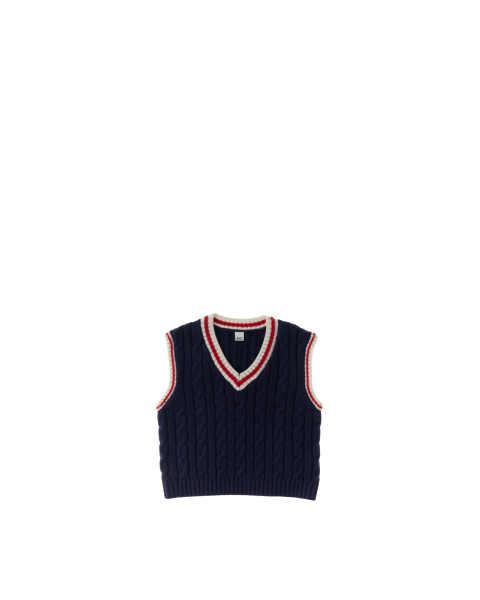 Gilet misto cotone