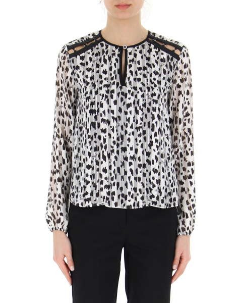 Blusa maniche lunghe