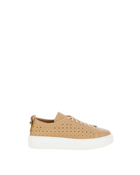 Sneakers pelle martellata