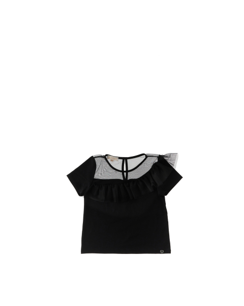 T-shirt con tulle