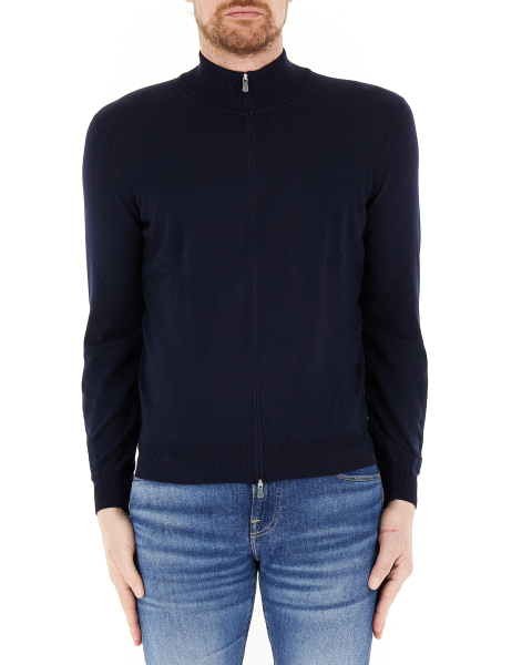 Cardigan con zip