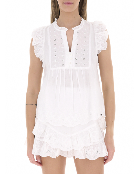 Blusa in sangallo