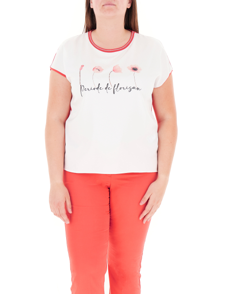 T-shirt in viscosa