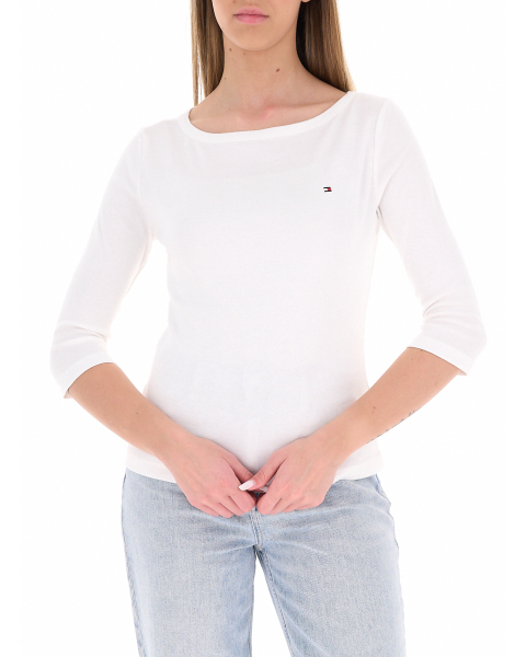 T-shirt scollo a barchetta