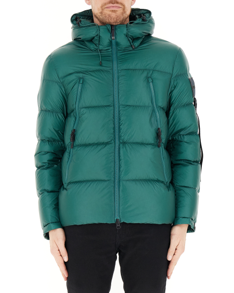 Piumino con cappuccio