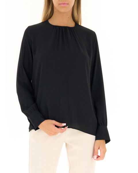 Blusa maniche lunghe