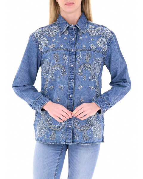 Camicia con ricami