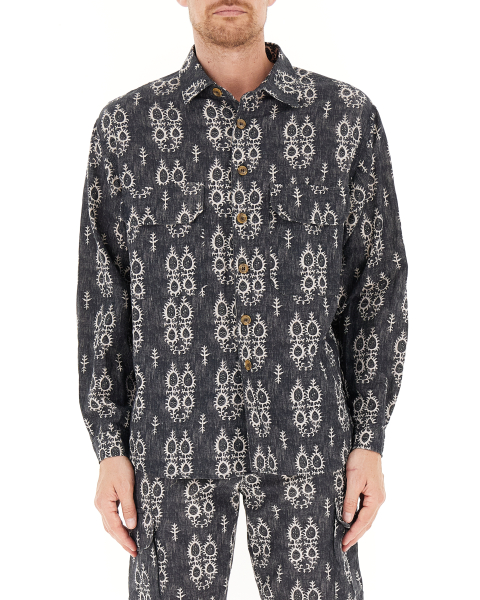 Camicia misto lino