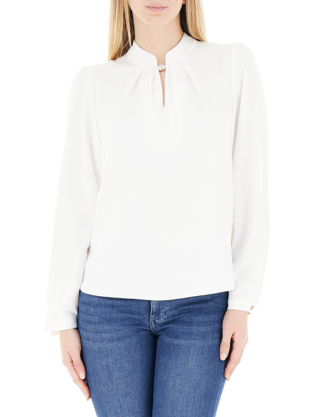 Blusa maniche lunghe