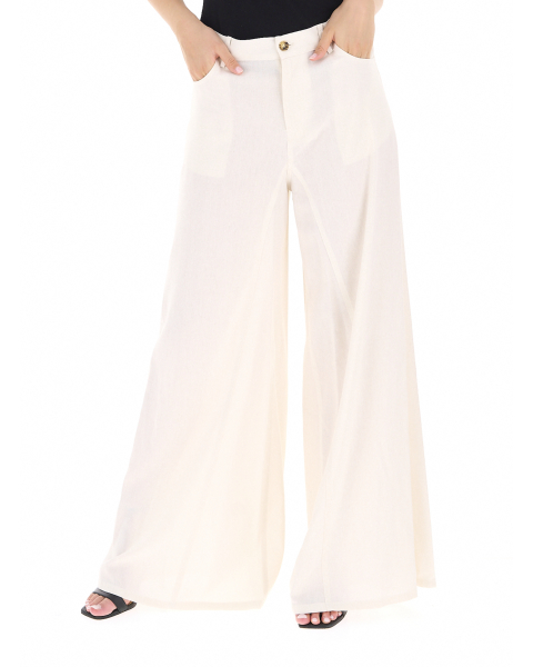 Pantalone wide leg