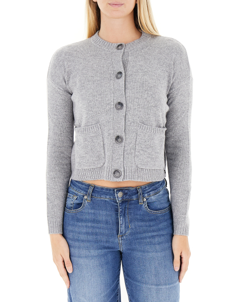 Cardigan misto lana