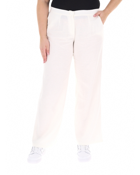 Pantalone misto lino