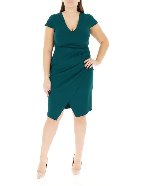 Abito con drappeggio