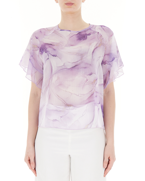 Blusa maniche corte
