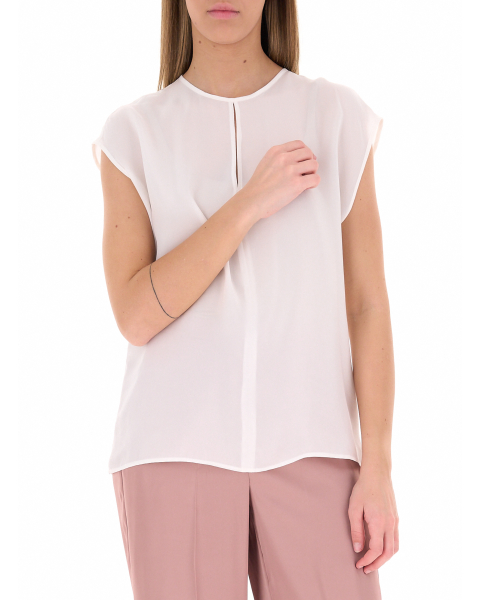 Blusa in cupro