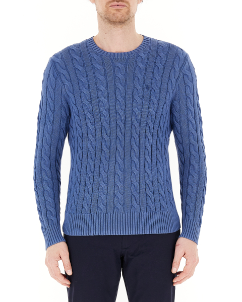Maglione a trecce