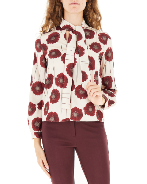 Blusa maniche lunghe