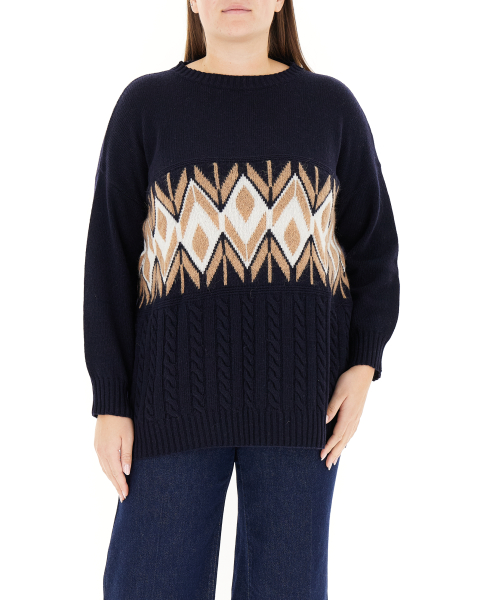 Maglione misto lana