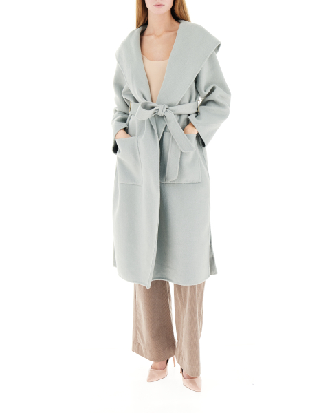 Cappotto con cintura