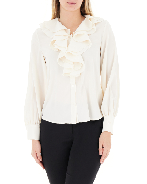 Camicia con volants