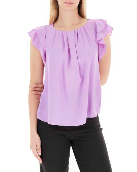 Blusa con volants