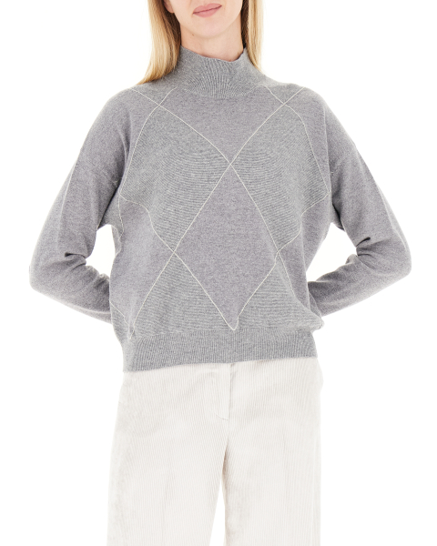Maglione misto cashmere