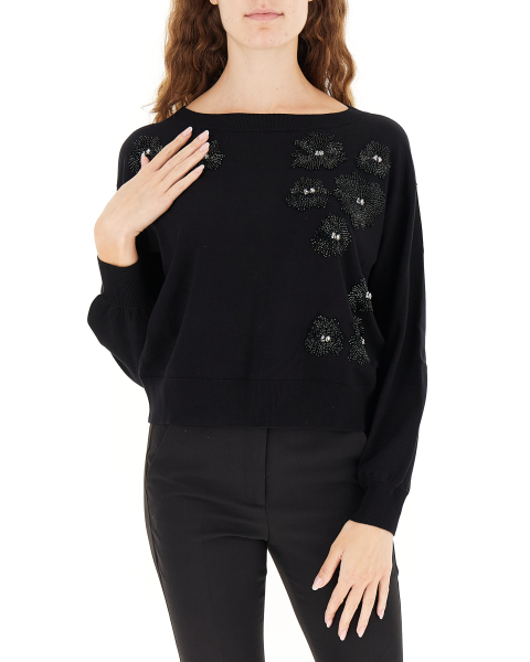 Maglione misto viscosa