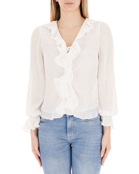 Blusa con volants