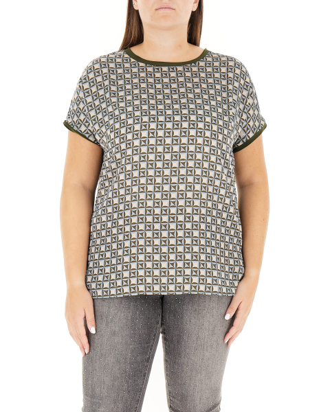 Blusa maniche corte