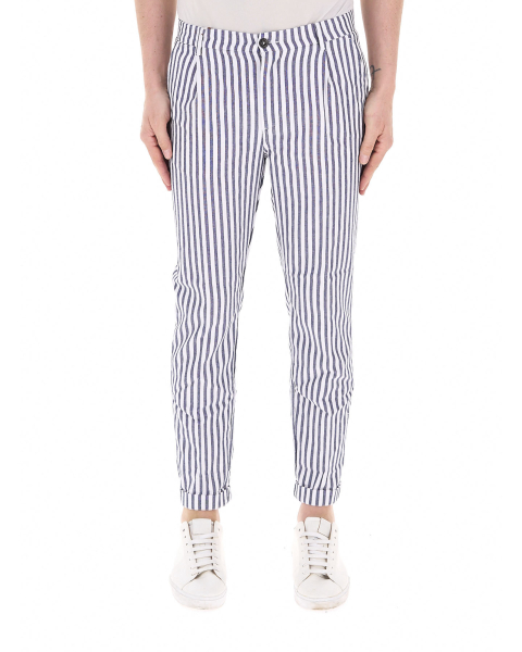 Pantalone chino a righe