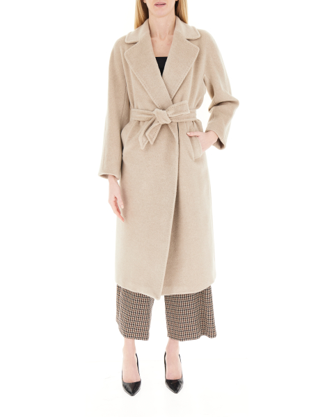 Cappotto con cintura