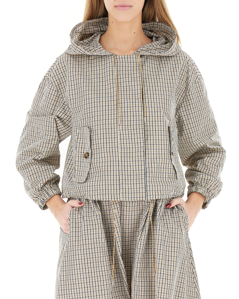 Bomber con cappuccio