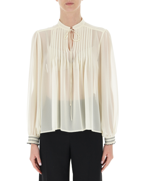 Blusa maniche lunghe