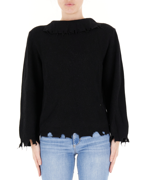 Maglione misto viscosa